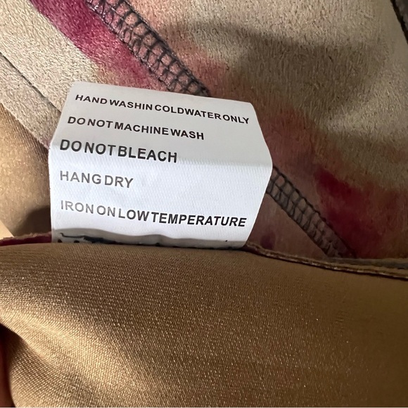 Anthropologie Solitaire Faux Suede Boho Fall Floral Duster Jacket Medium EUC - Picture 15 of 15